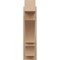Ekena Millwork 6-in W x 16-in D x 24-in H Balboa Block Rough Cedar Woodgrain TimberThane Outlooker, Primed Tan OUTUR060X16X24BOA44RCPR - alternate 3